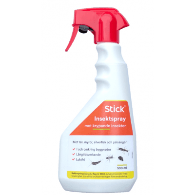 Stick® Insektspray Kryp 500ml – Effektivast mot bon – myrmedel utomhus bäst i test 2026